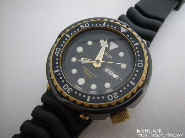 ポイント割引商品 セイコー ダイバー ツナ缶 黒 腕時計(アナログ