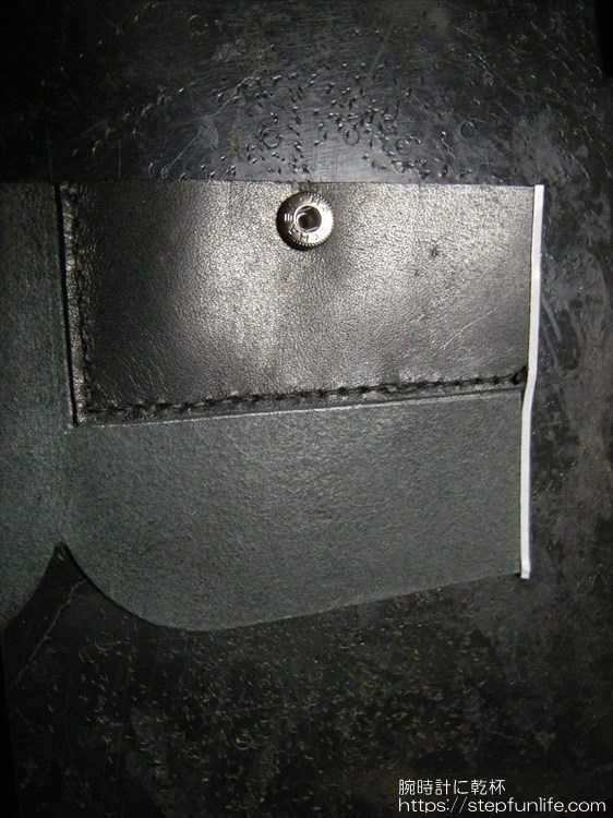 Lファスナー財布（鍵収納付き）を自作 内部パーツ作成2