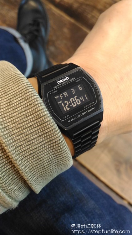 カシオ(CASIO) B640WB チープカシオ!？ オールブラックの素敵な時計。｜腕時計に乾杯