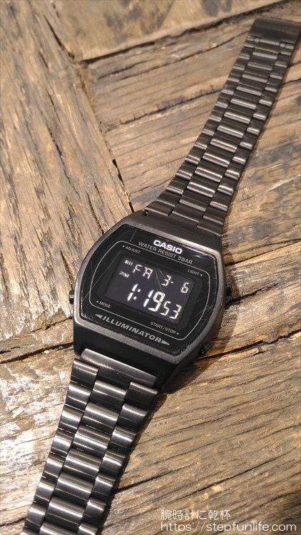 カシオ(CASIO) B640WB チープカシオ!？ オールブラックの素敵な時計。｜腕時計に乾杯