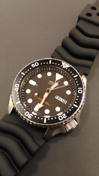 SEIKO SKX007 ブラックボーイscuba diver セイコーダイバー - 腕時計