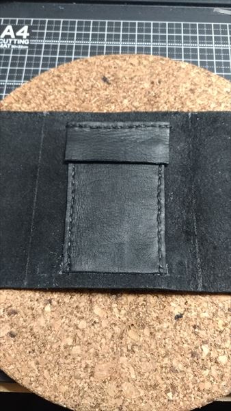 小型の3つ折り財布を自作する キーケース