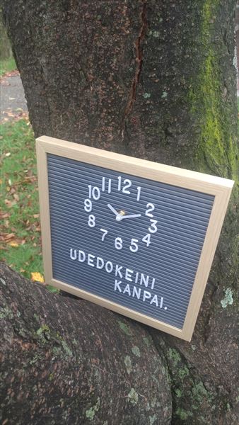 100円ショップ リメイク時計 自作時計 作り方 完成イメージ